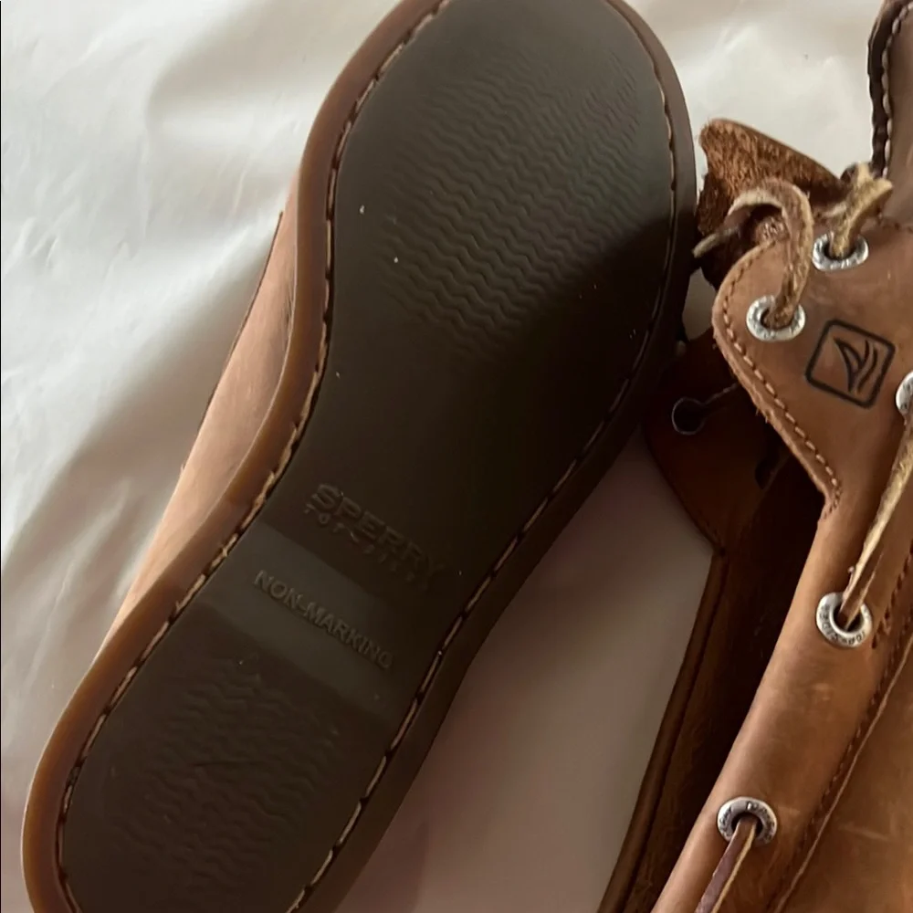 Sperry Brown Leather Boat Shoes - Women's Flats